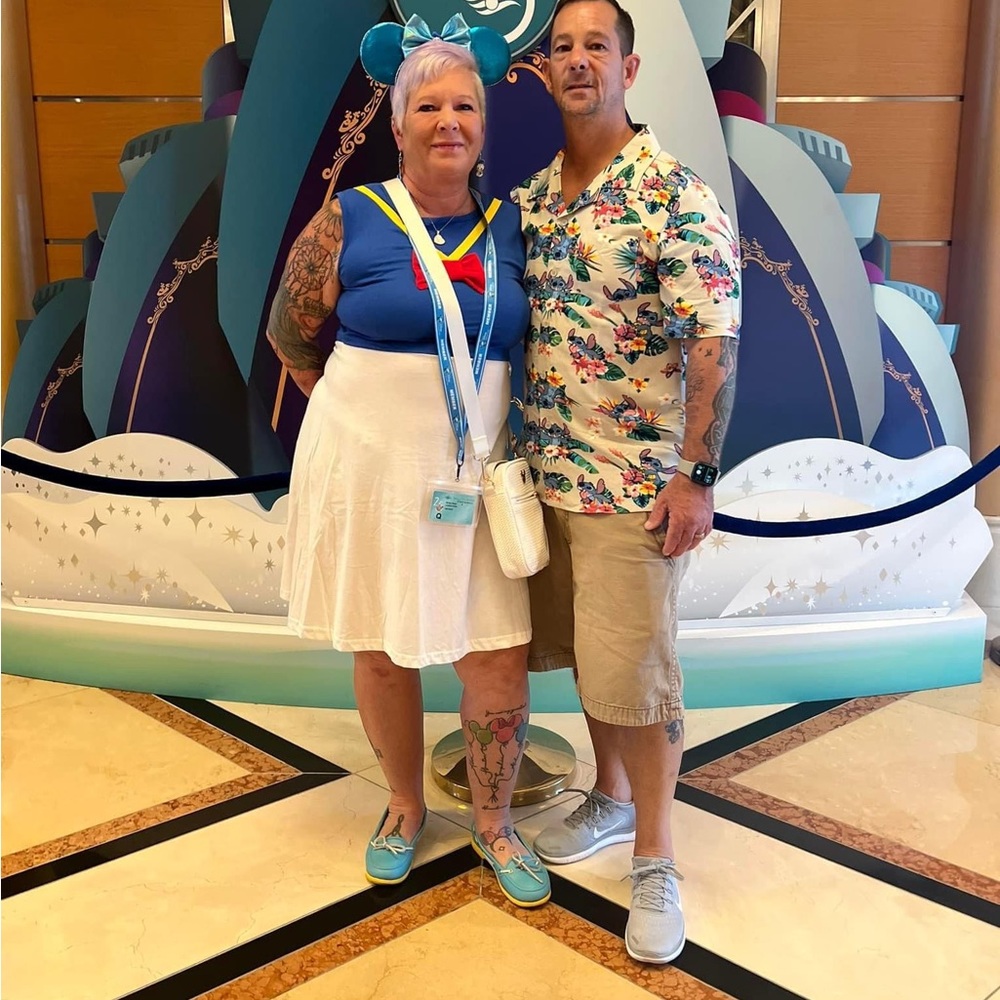 Ladies Donald Duck style dress